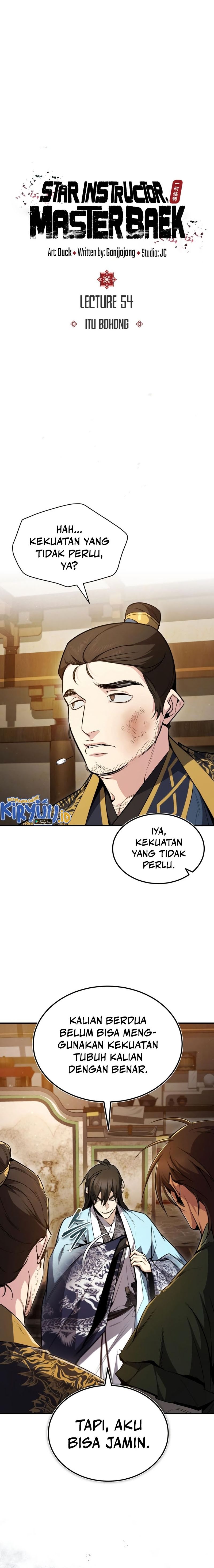 Number One Star Instructor Master Baek Chapter 54 Gambar 6