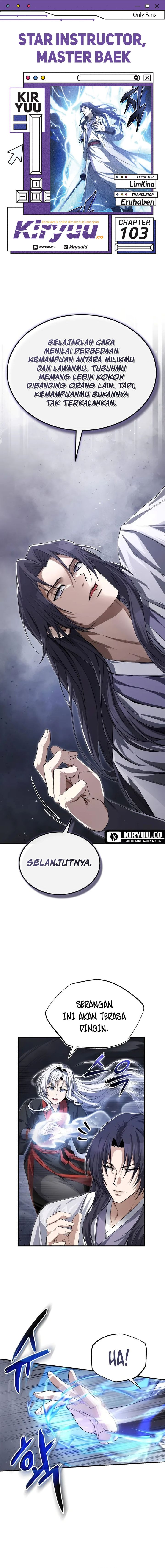 Number One Star Instructor Master Baek Chapter 103 Gambar 1