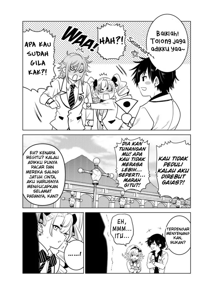 Ochikobore Datta Ani Ga Jitsuha Saikyou: Shijou Saikyou No Yuusha Wa Tensei-shi, Gakuen De Mujikaku Ni Musou Suru Chapter 02.3 Gambar 2