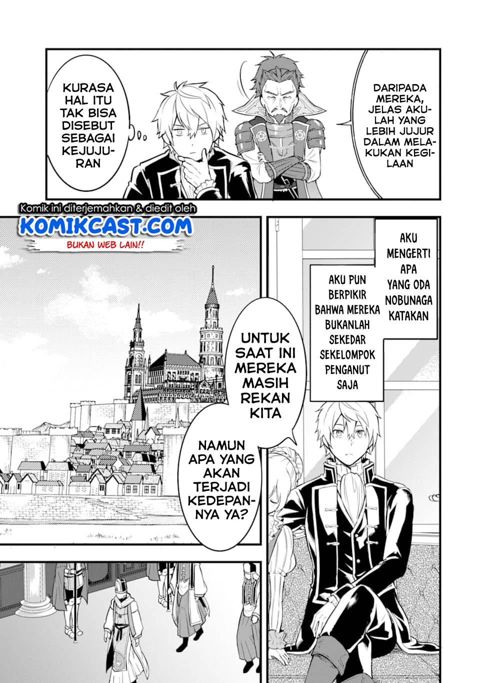 Oda Nobunaga to Iu Nazo no Shokugyo ga Mahou Kenshi yori Cheat Dattanode, Oukoku wo Tsukuru Koto ni Shimashita Chapter 24 Gambar 14