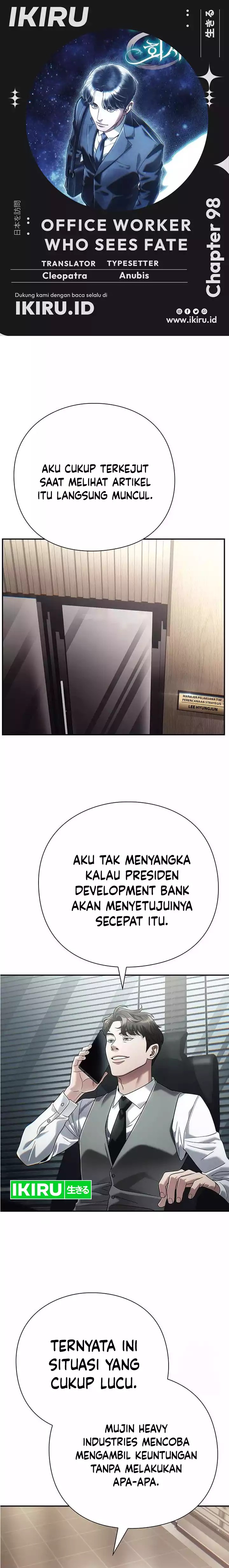 Office Worker Who Sees Fate Chapter 98 Gambar 1