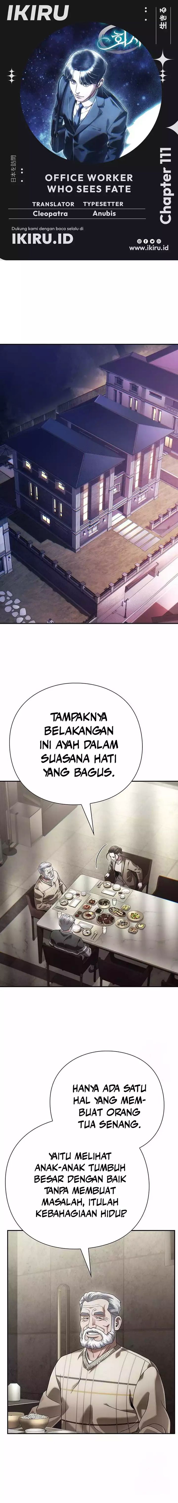 Office Worker Who Sees Fate Chapter 111 Gambar 1