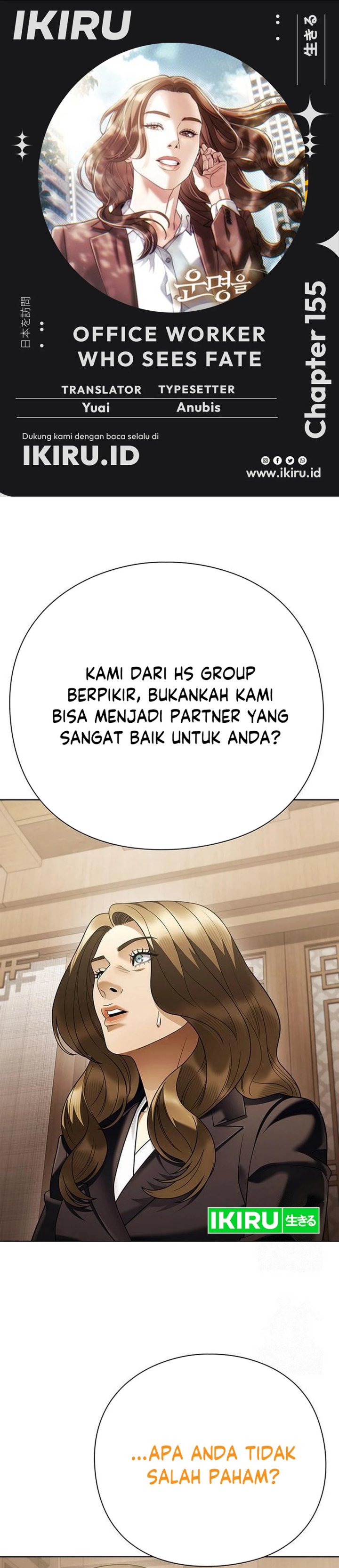 Office Worker Who Sees Fate Chapter 155 Gambar 1