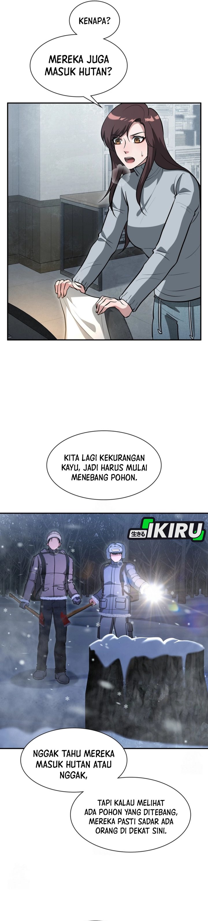Office Worker in the Ice Age Apocalypse Chapter 35 Gambar 30