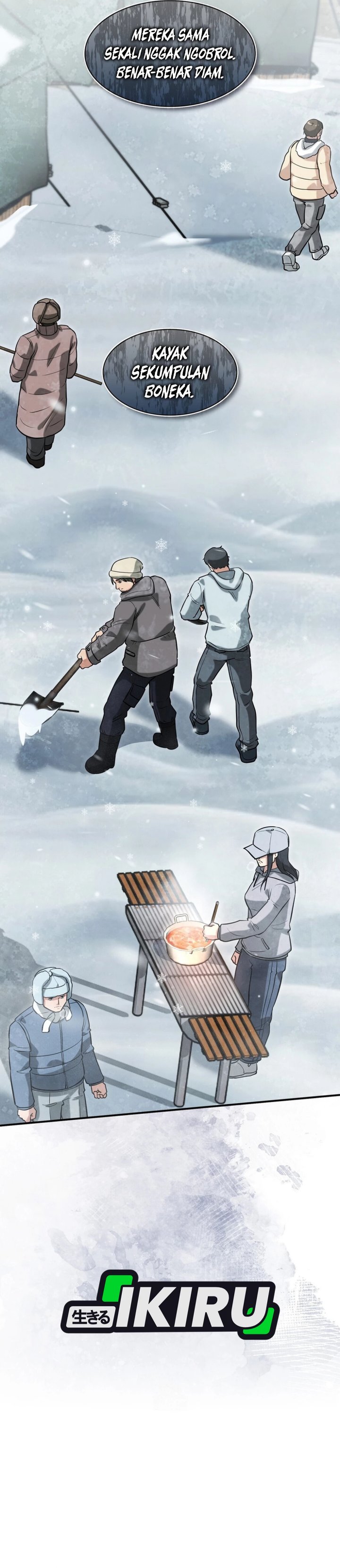 Office Worker in the Ice Age Apocalypse Chapter 35 Gambar 37