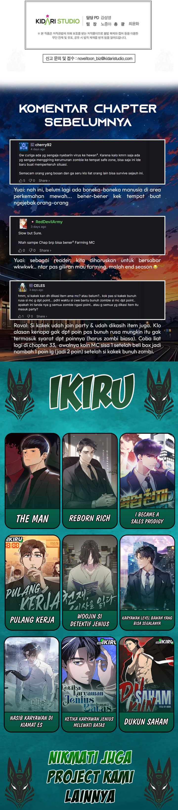 Office Worker in the Ice Age Apocalypse Chapter 35 Gambar 38