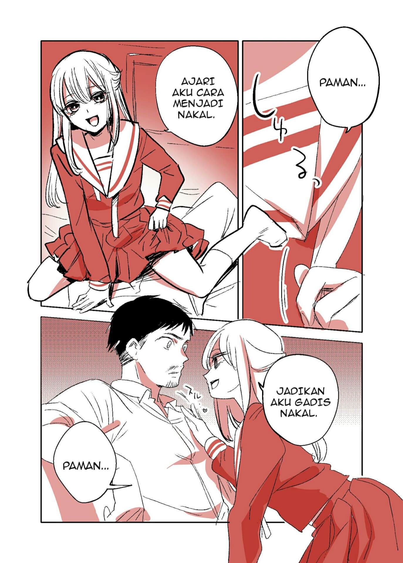 Oji-san ga Joshi●sei ni Warui Koto wo Oshieru (Pre-Serialization) Chapter 01 Gambar 2