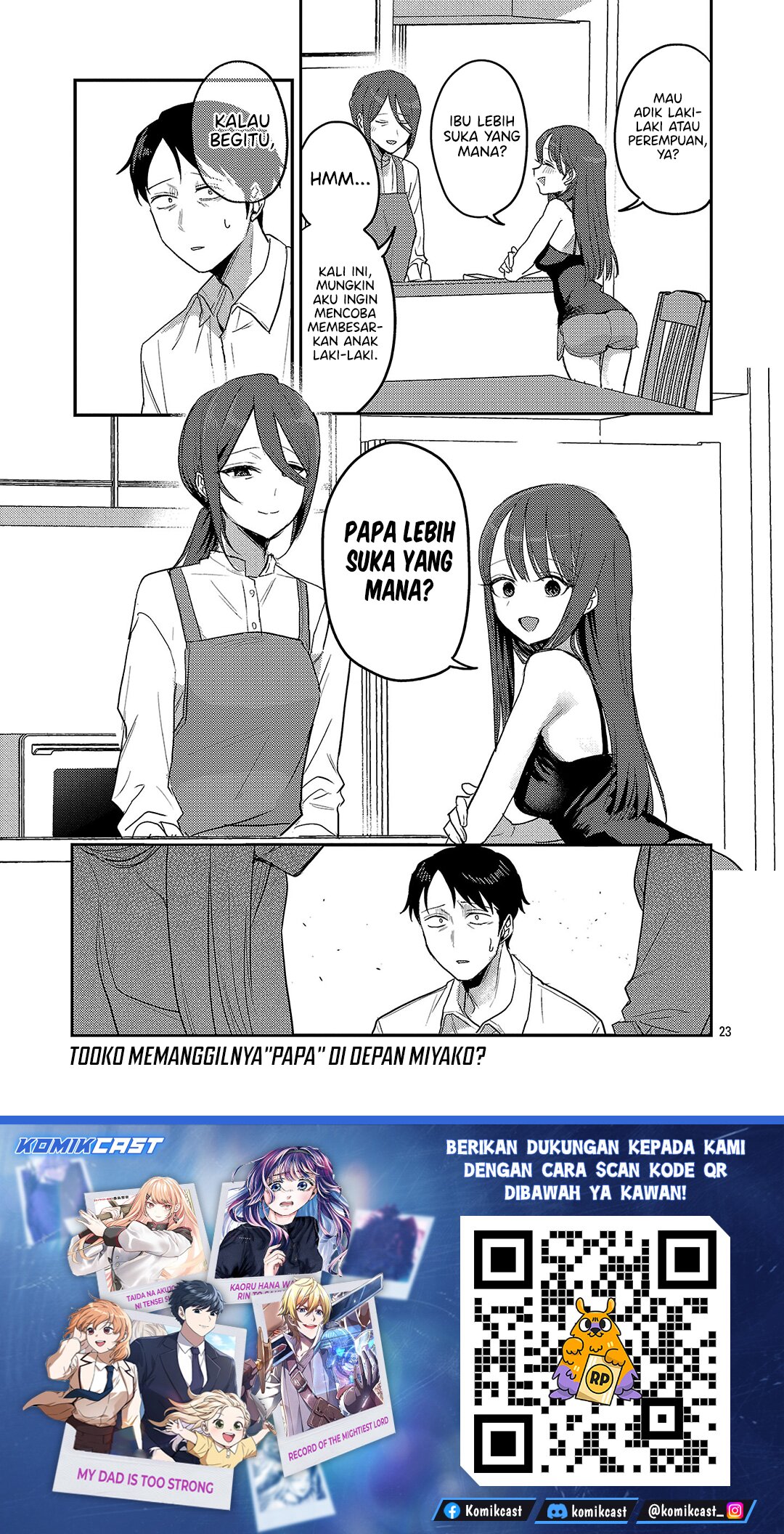 Okaeri, Papa Chapter 33 Gambar 24