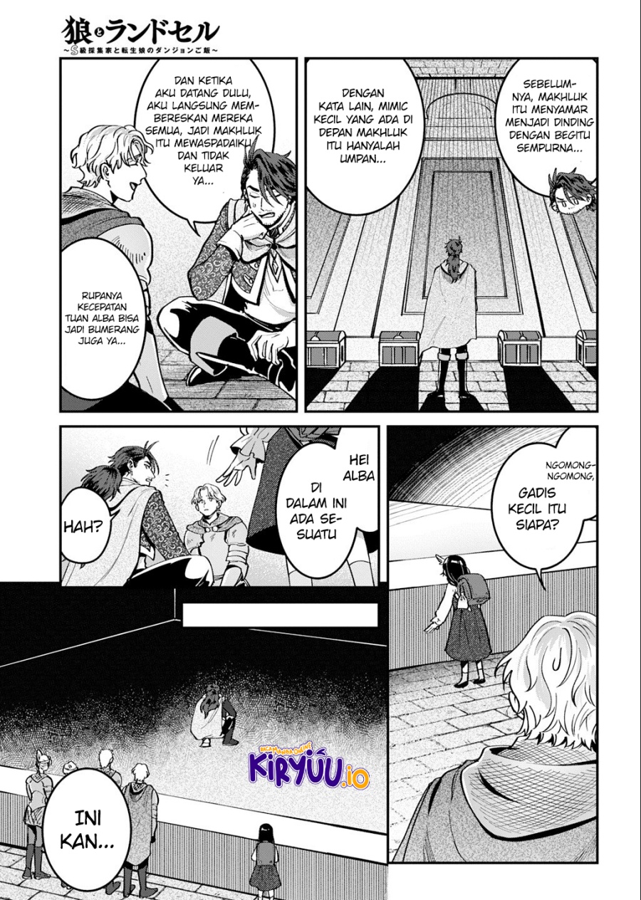 Okami To Randoseru～ Kyu Saishuka To Tensei Musume No Danjon Gohan～ Chapter 02.2 Gambar 8