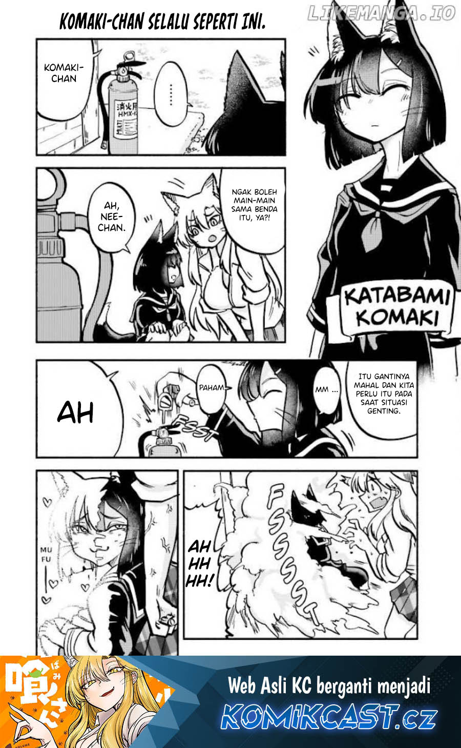 Okitsune Gal Katabami-san Chapter 08.5 Gambar 2