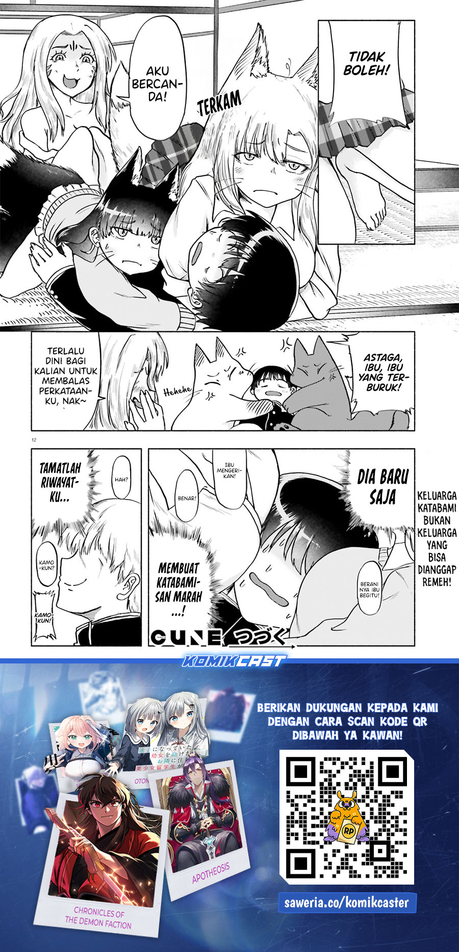 Okitsune Gal Katabami-san Chapter 15 Gambar 13