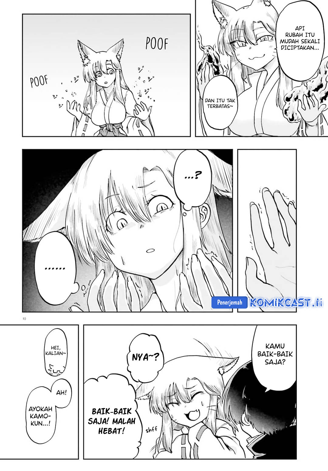 Okitsune Gal Katabami-san Chapter 18 Gambar 10