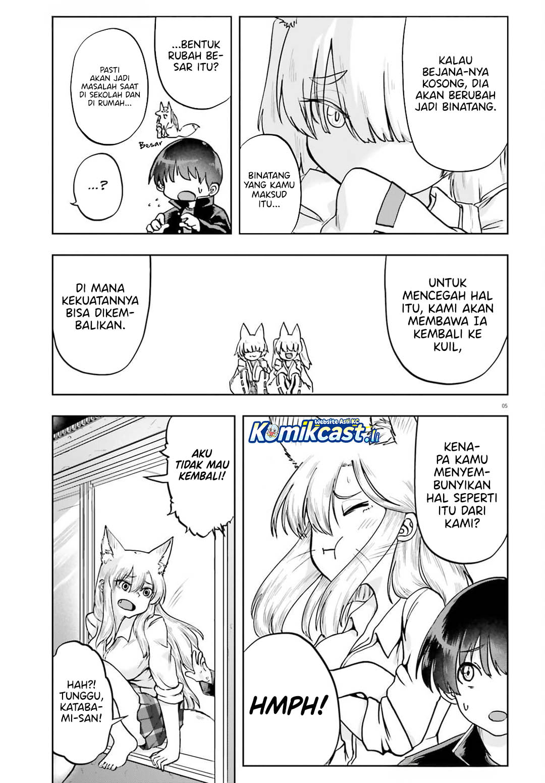 Okitsune Gal Katabami-san Chapter 19 Gambar 6