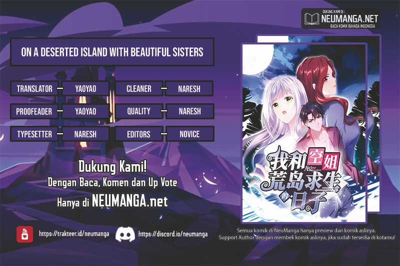 On a Deserted Island with Beautiful Sisters Chapter 02 Gambar 1