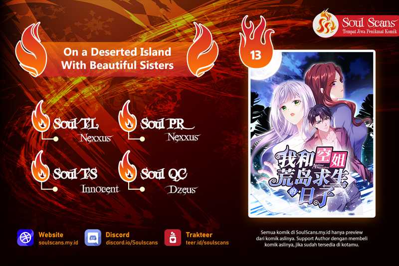 On a Deserted Island with Beautiful Sisters Chapter 13 Gambar 1