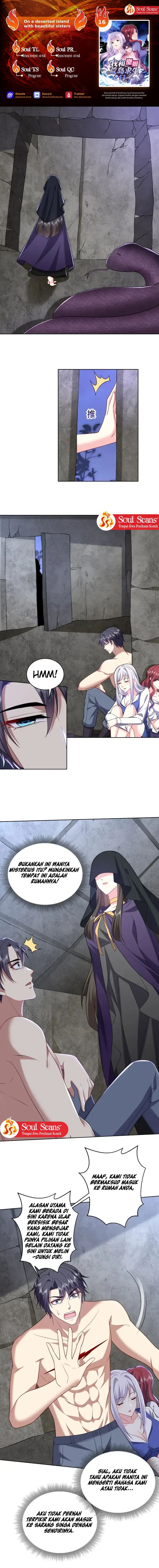 On a Deserted Island with Beautiful Sisters Chapter 16 Gambar 1