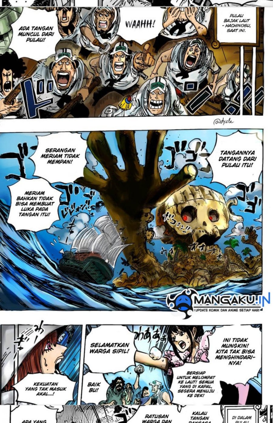 One Piece Chapter 1088 HQ Gambar 4