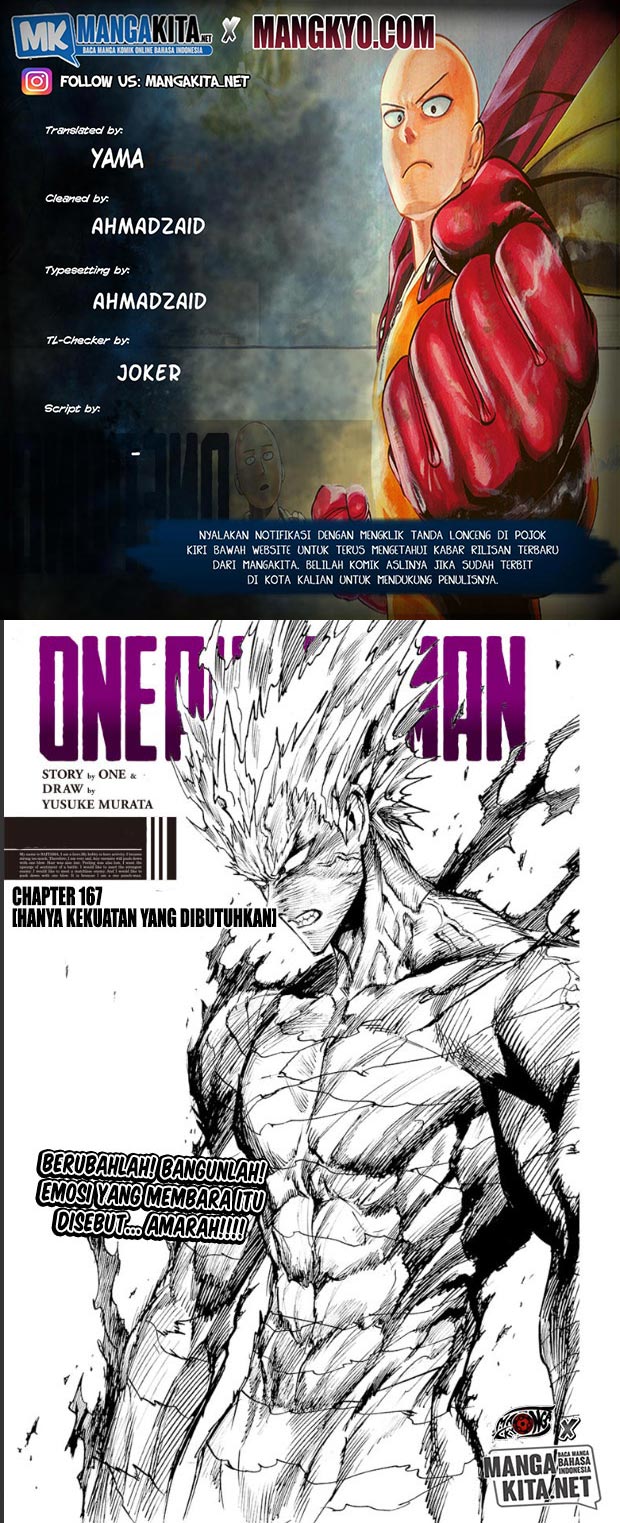 One Punch Man Chapter 167 Gambar 1