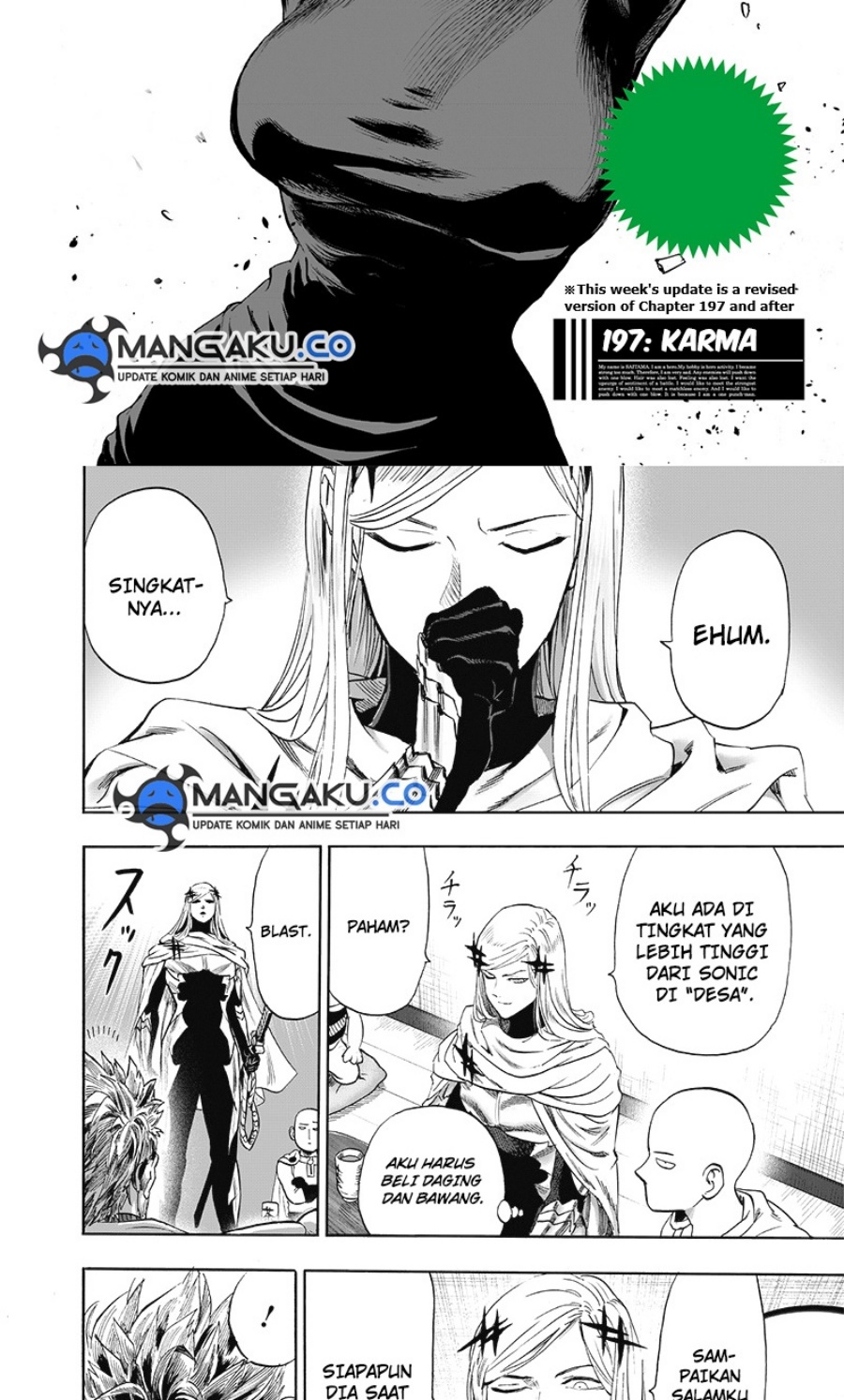 One Punch Man Chapter 197.6 Gambar 2