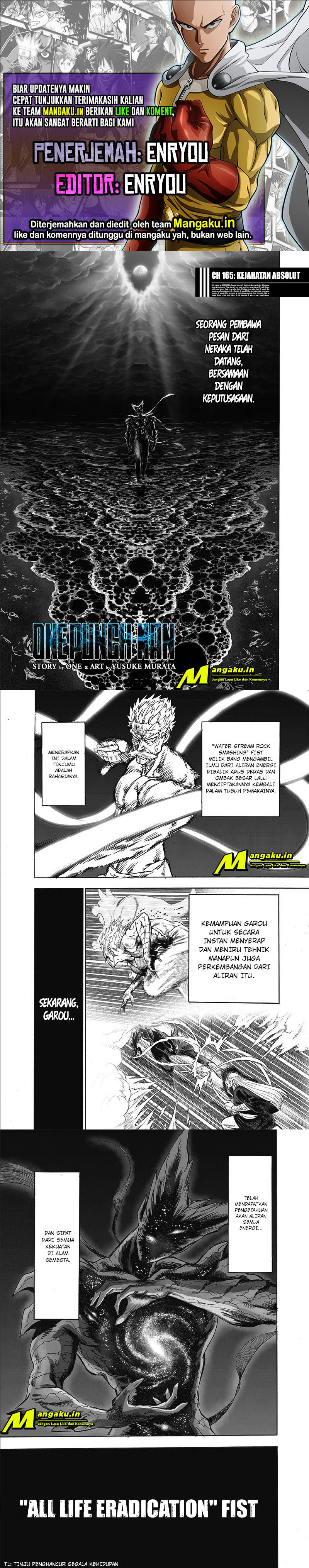One Punch Man Chapter 215.1 Gambar 1