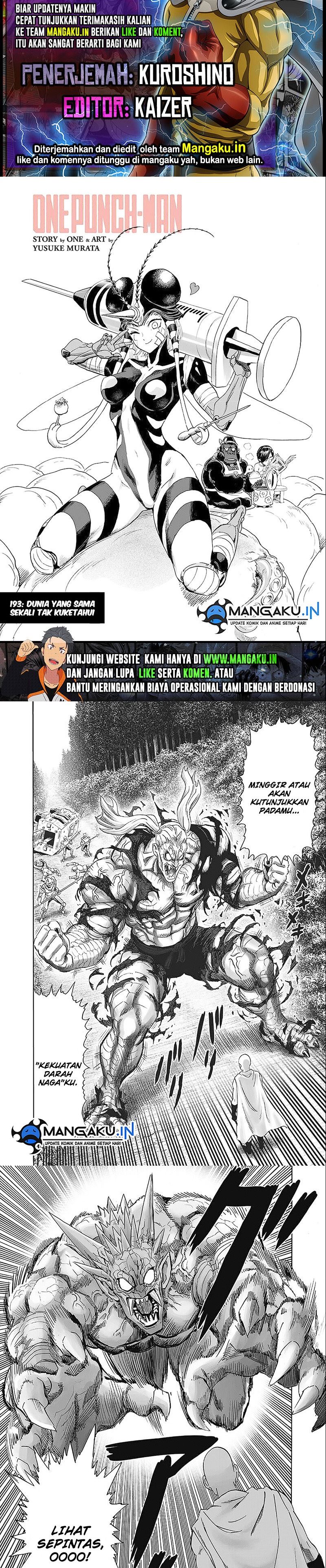 One Punch Man Chapter 243 Gambar 1