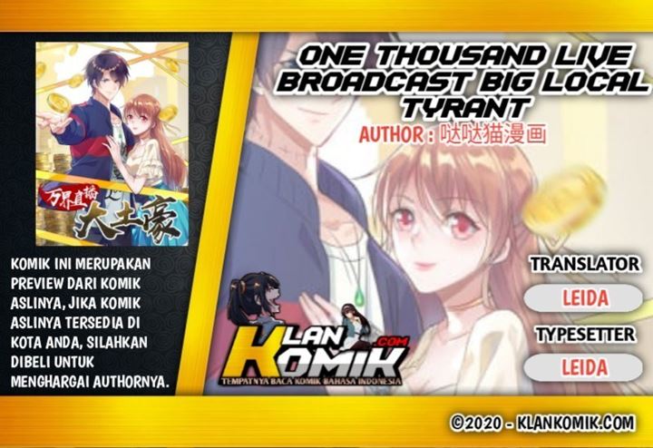 One Thousand Live Broadcast Big Local Tyrant Chapter 57 Gambar 1