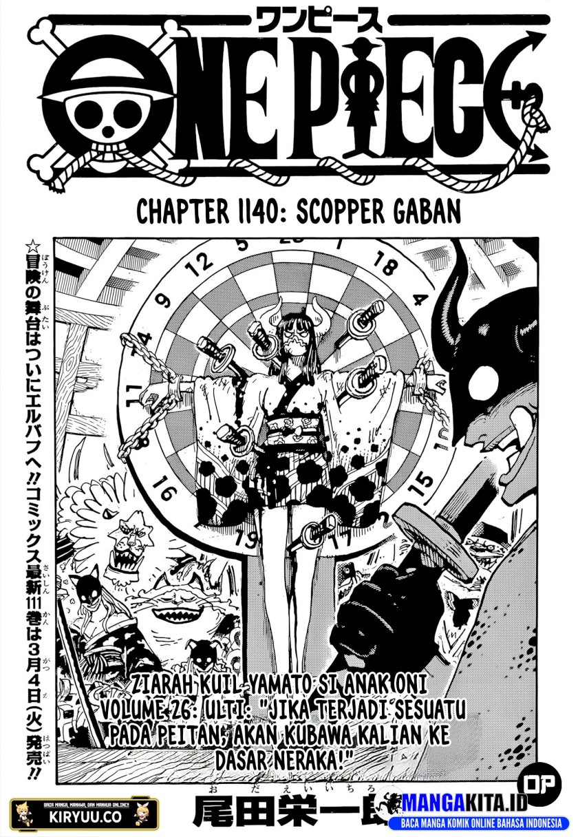 One Piece Chapter 1140 Gambar 2