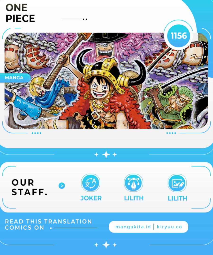 One Piece Chapter 1156 Gambar 1