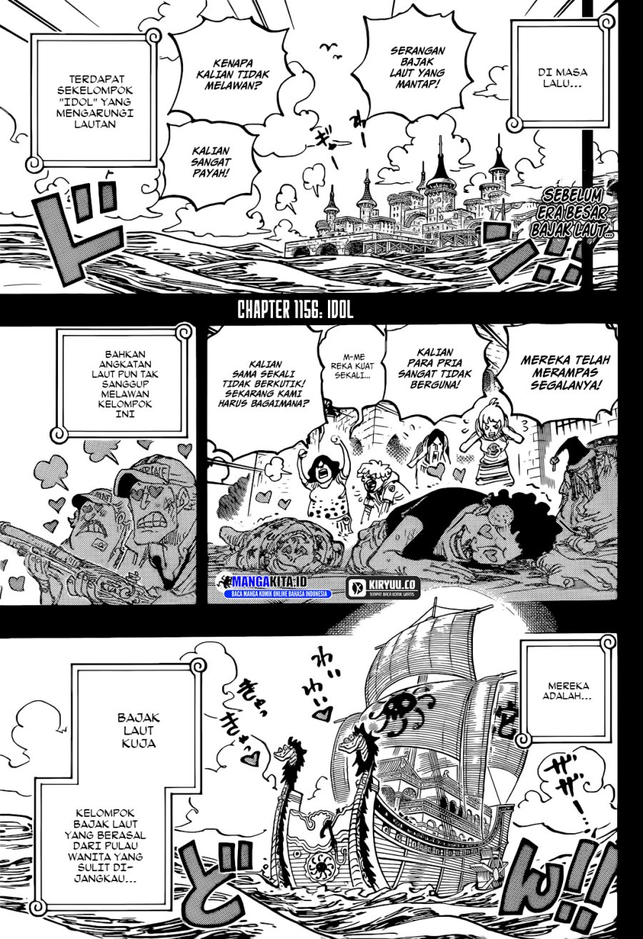 One Piece Chapter 1156 Gambar 2
