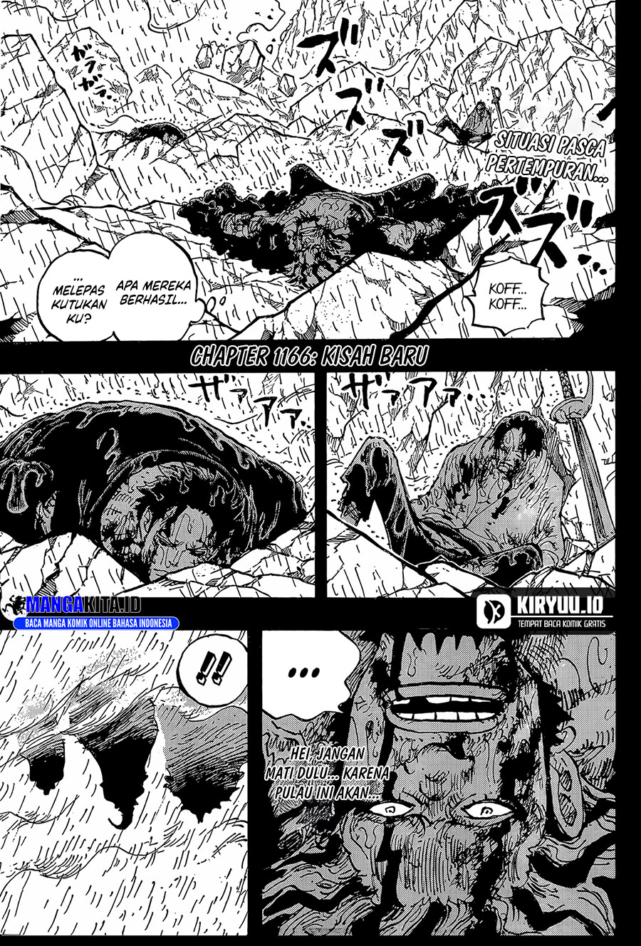 One Piece Chapter 1166 Gambar 2
