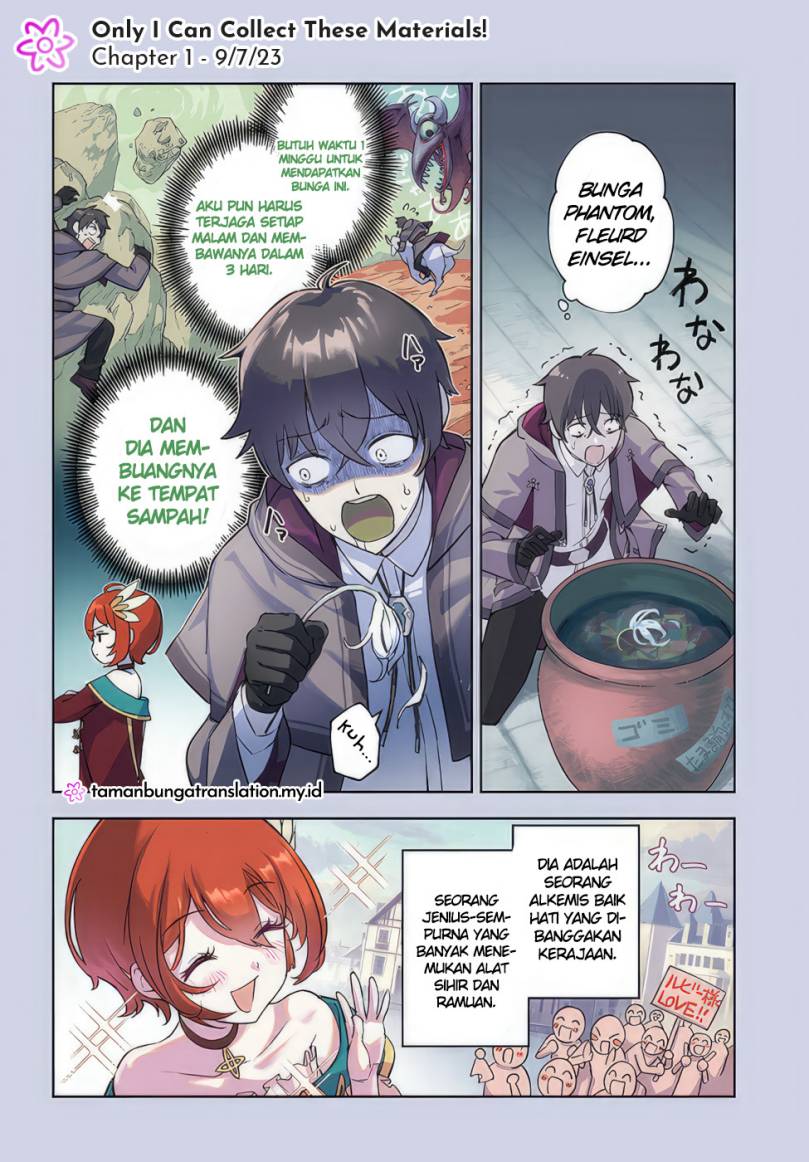 Ore Igai Dare mo Saishu Dekinai Sozai na no ni “Sozai Saishuritsu ga Hikui” Chapter 01 Gambar 5