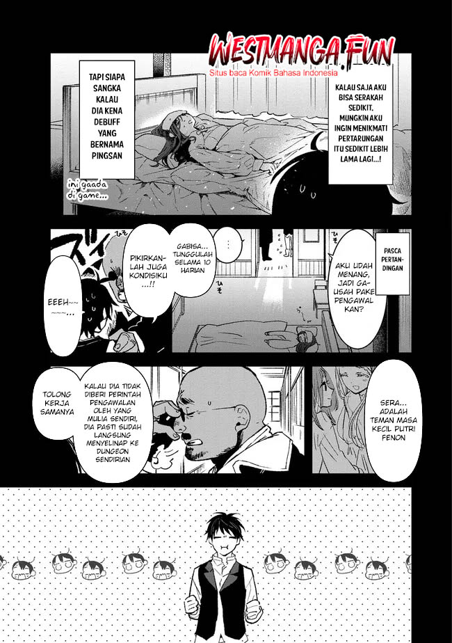 Ore, Yuusha janai desu kara. – VR Sekai no Chouten ni Kunrin Seshi Otoko. Tenseishi, Level 1 no Mushoku kara Restart suru Chapter 02 Gambar 28