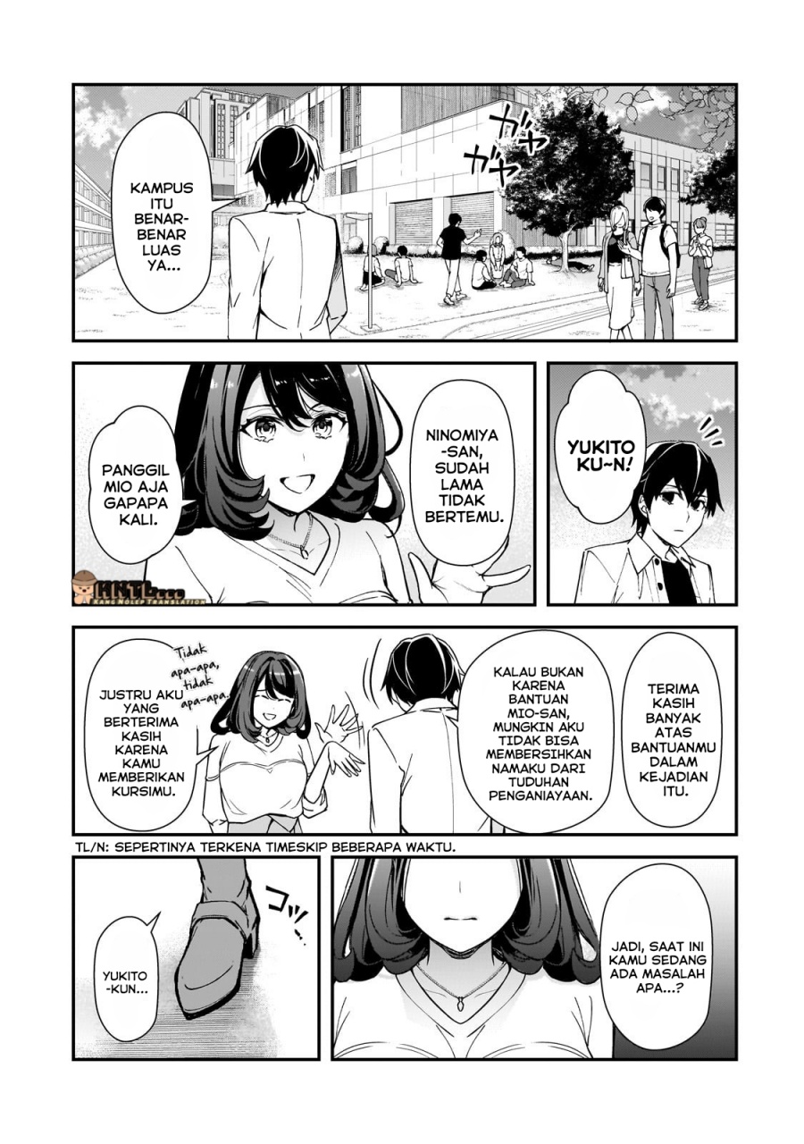 Ore ni Trauma wo Ataeta Joshi-tachi ga Chirachira Mitekuru kedo, Zannen desu ga Teokure desu Chapter 19.1 Gambar 2