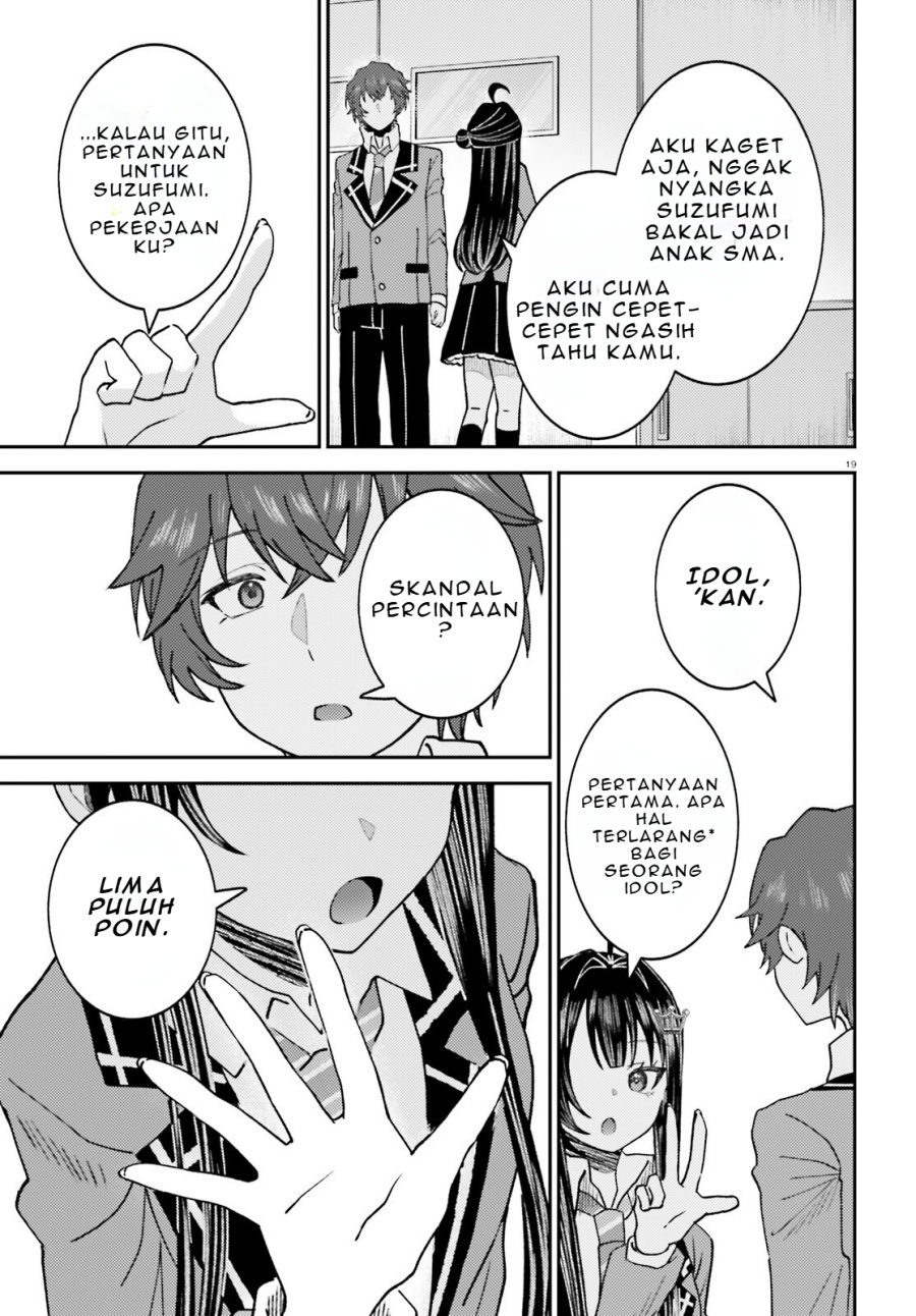Ore no Haitoku Meshi o Onedari Sezu ni Irarenai Otonari no Top Idol-sama Chapter 04 Gambar 20