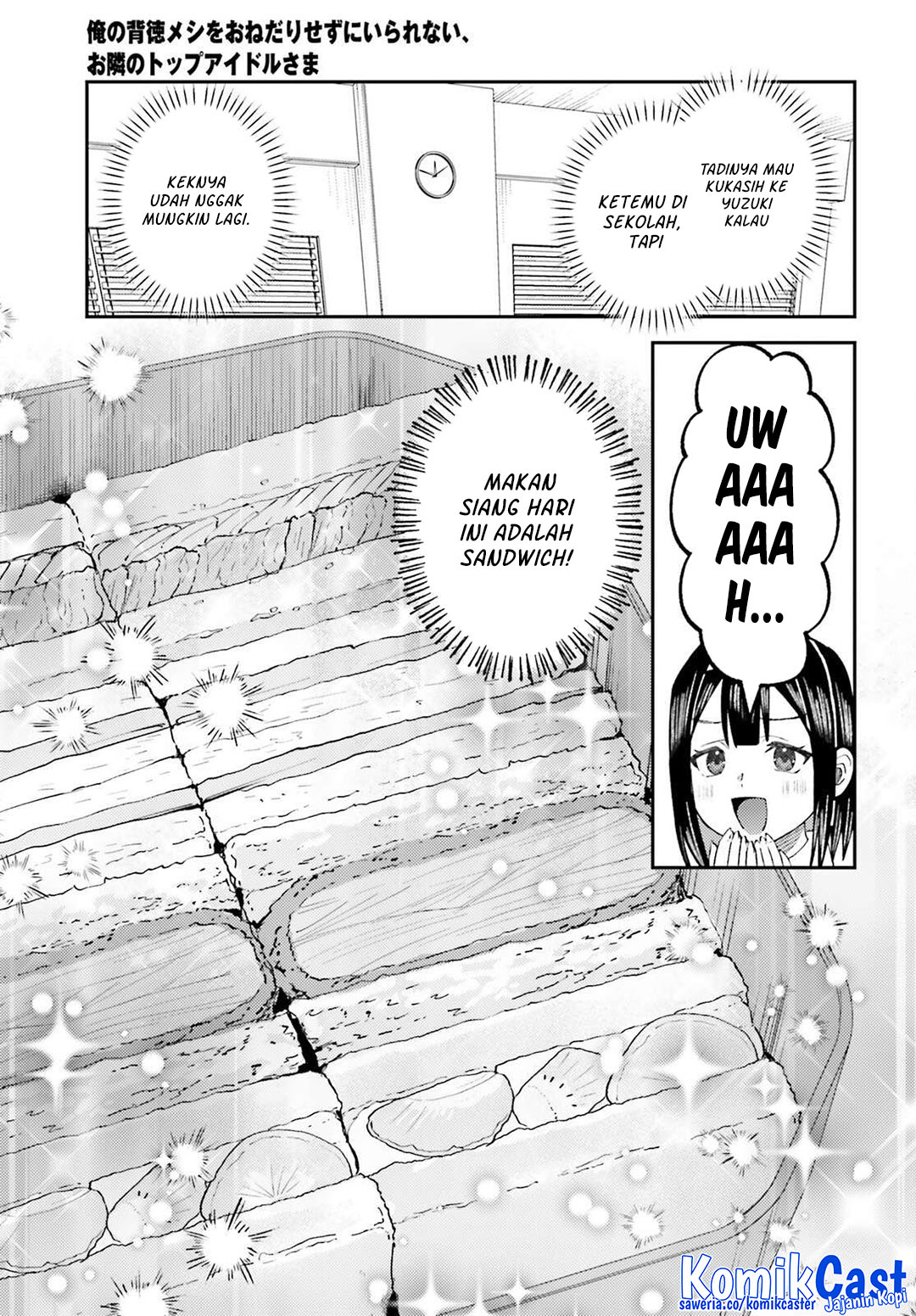 Ore no Haitoku Meshi o Onedari Sezu ni Irarenai Otonari no Top Idol-sama Chapter 11 Gambar 18