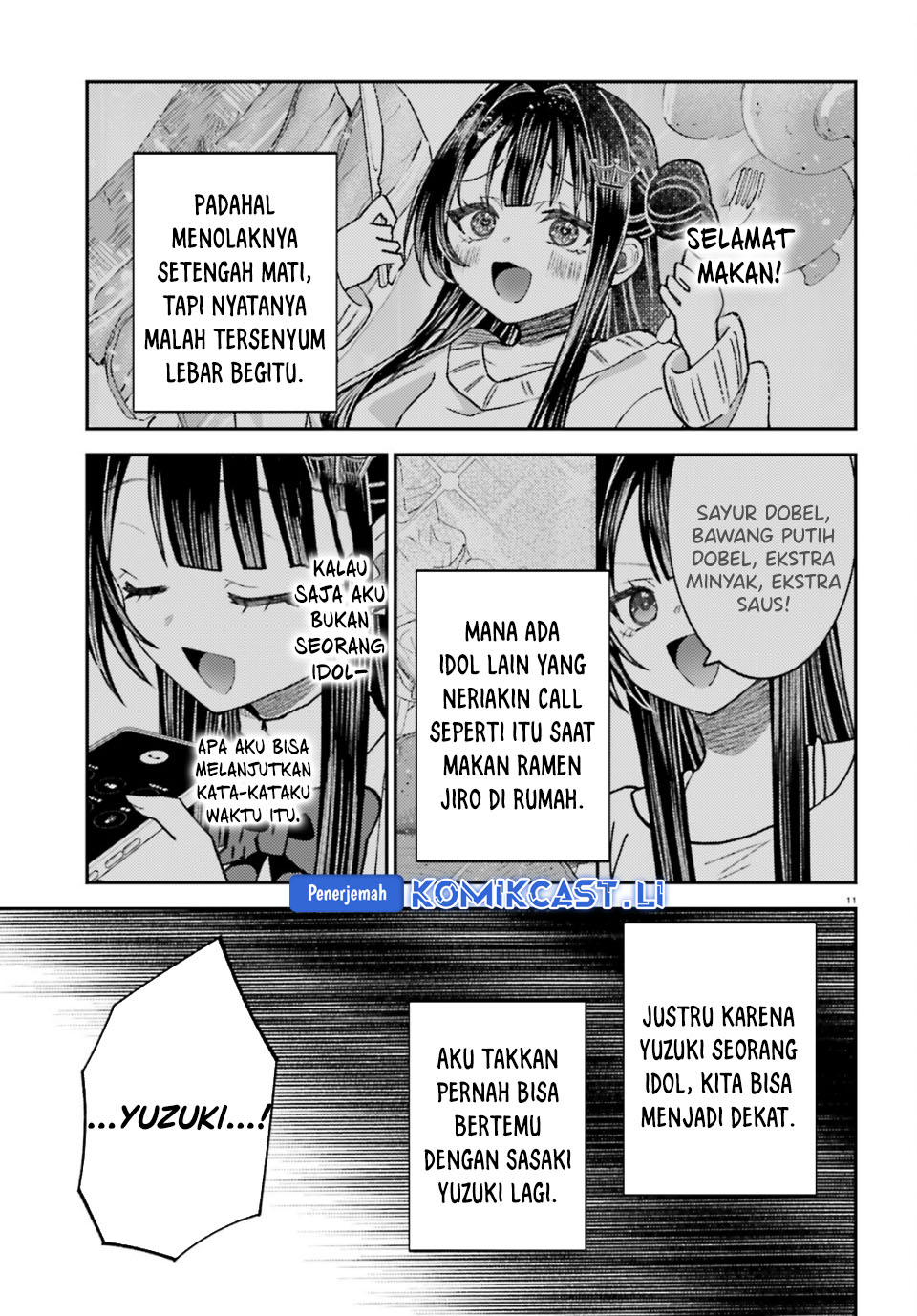 Ore no Haitoku Meshi o Onedari Sezu ni Irarenai Otonari no Top Idol-sama Chapter 12 Gambar 12