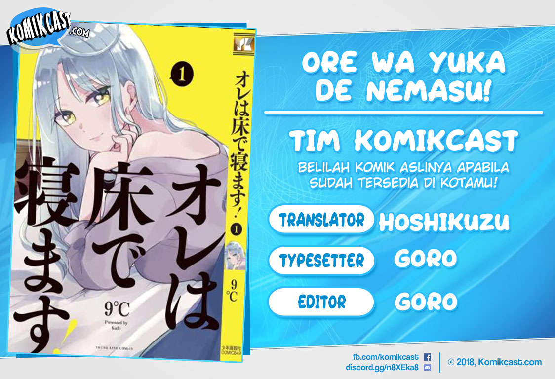 Ore wa Yuka de Nemasu! (I will Sleep on the Floor!) Chapter 02 Gambar 1