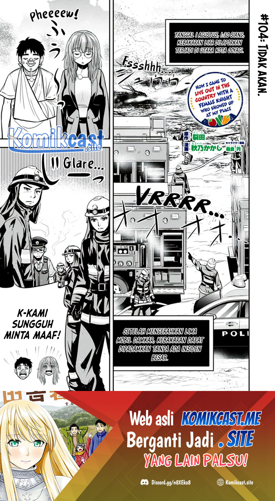 Orenchi ni Kita Onna Kishi to: Inakagurashi suru Koto ni Natta Ken Chapter 104 Gambar 2