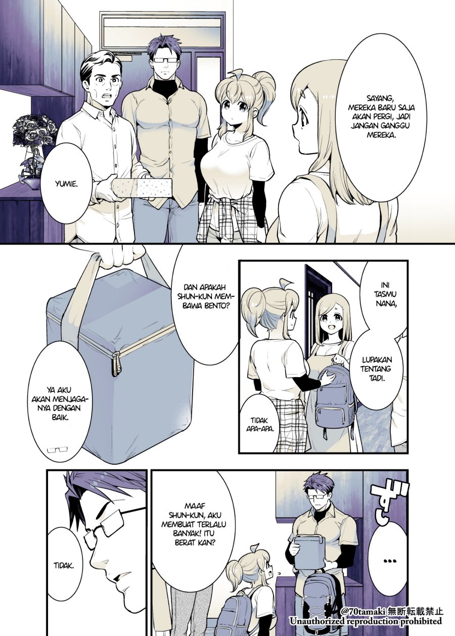 Osananajimi ga Hisabisa ni Saikai Shitara Otagai Kyonyuu ni Natteta Chapter 38 Gambar 2