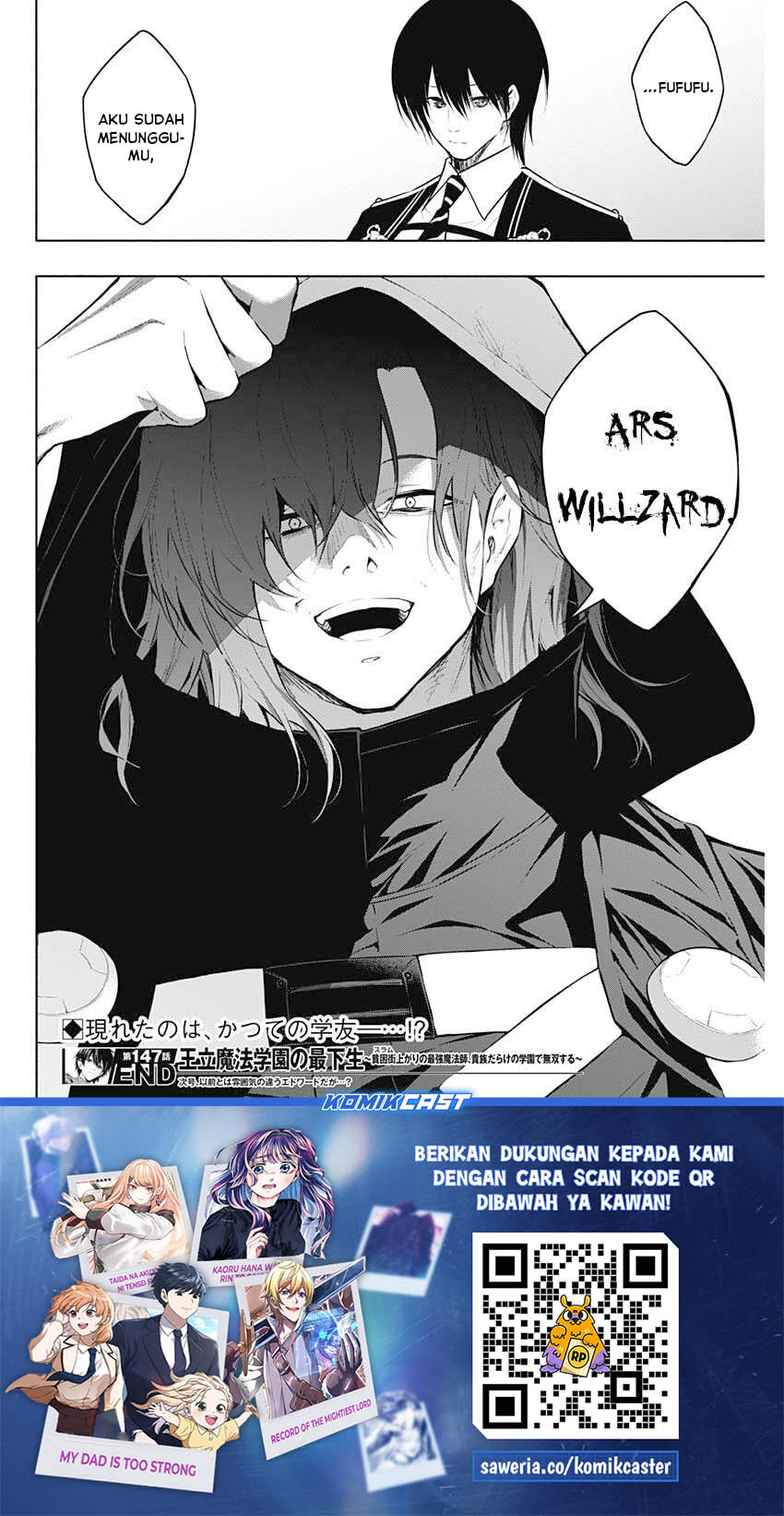 Ouritsu Mahou Gakuen no Saikasei: Slum Agari no Saikyou Mahoushi, Kizoku darake no Gakuen de Musou suru Chapter 147 Gambar 19