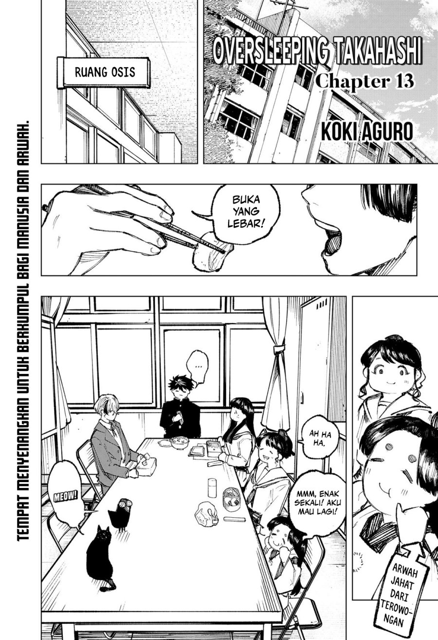 Oversleeping Takahashi Chapter 13 Gambar 2