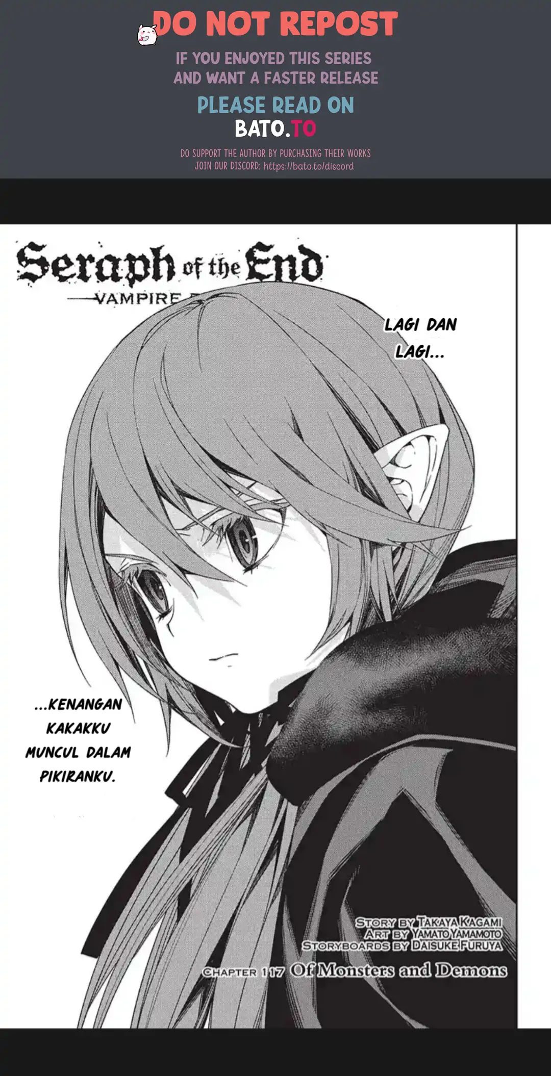 Owari no Seraph Chapter 117 Gambar 1