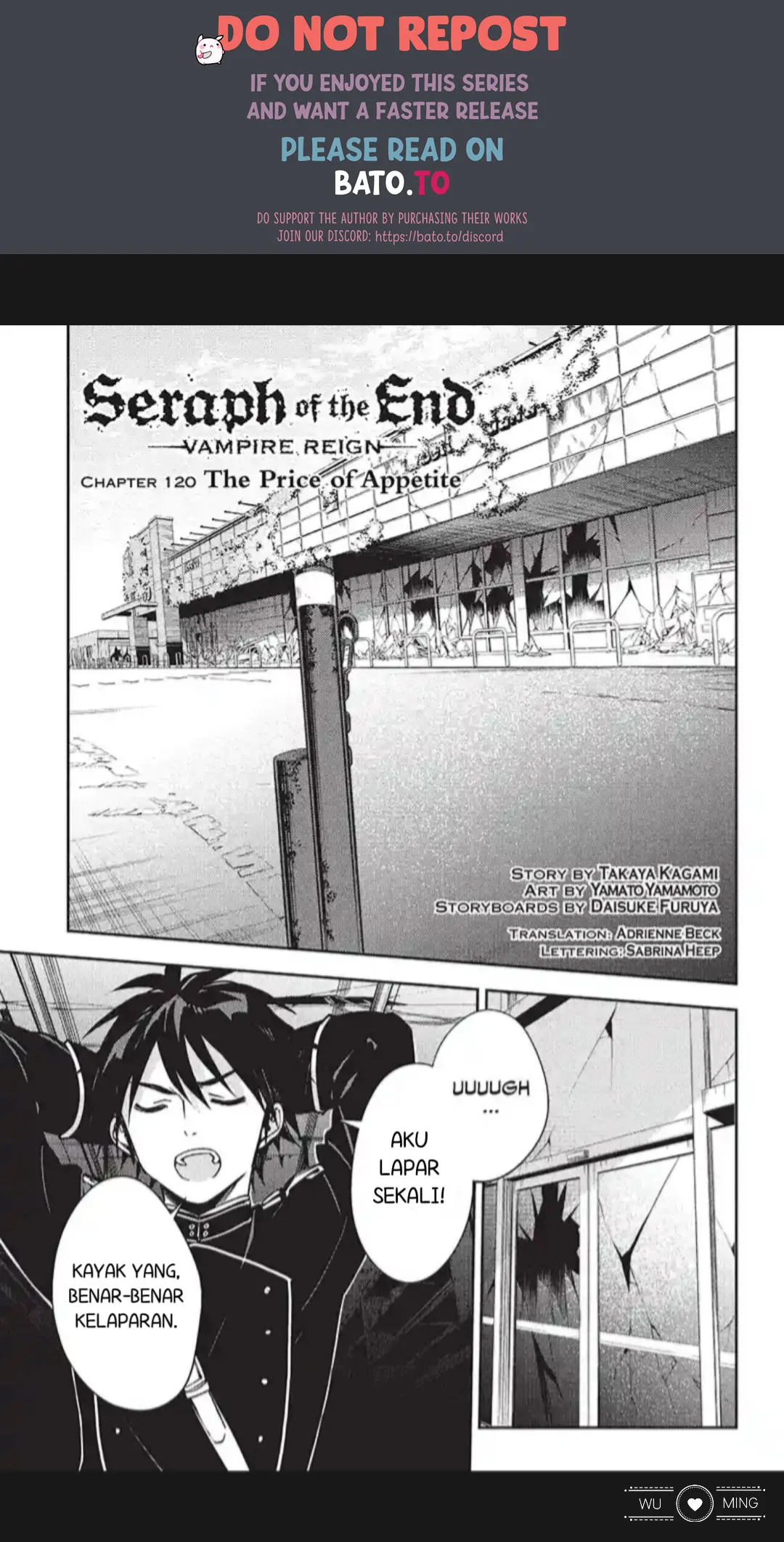 Owari no Seraph Chapter 120 Gambar 1
