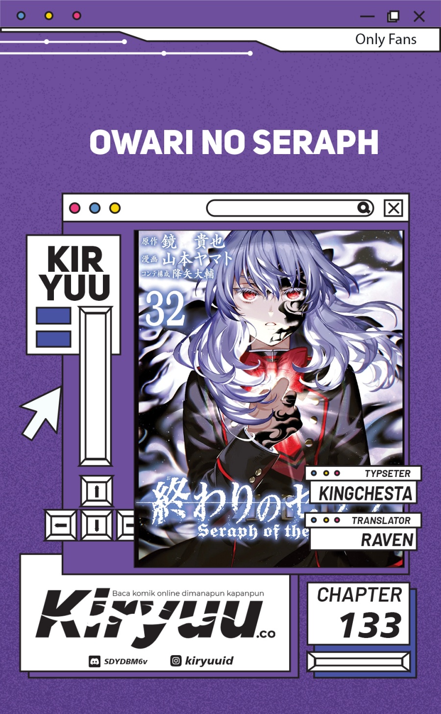 Owari no Seraph Chapter 133 Gambar 1