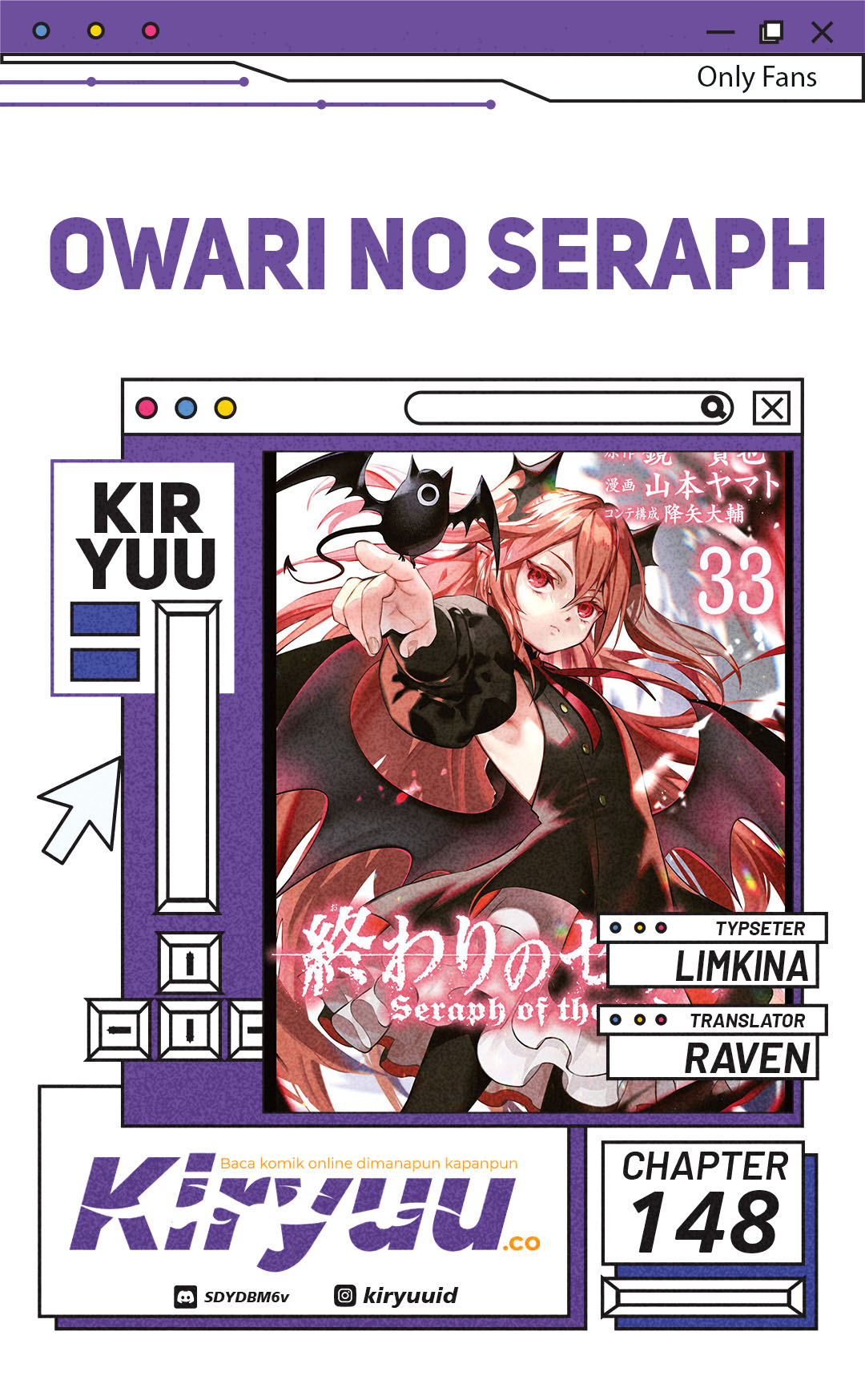 Owari no Seraph Chapter 148 Gambar 1