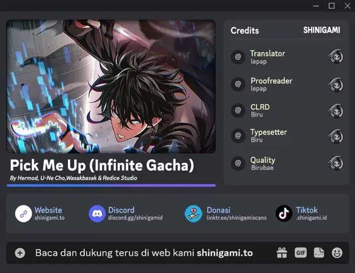 Pick Me Up, Infinite Gacha Chapter 157 Gambar 1