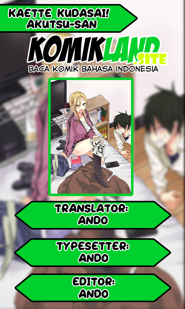 Please Go Home, Akutsu-san! Chapter 04 Gambar 1