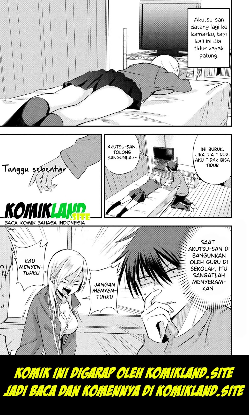 Please Go Home, Akutsu-san! Chapter 04 Gambar 2