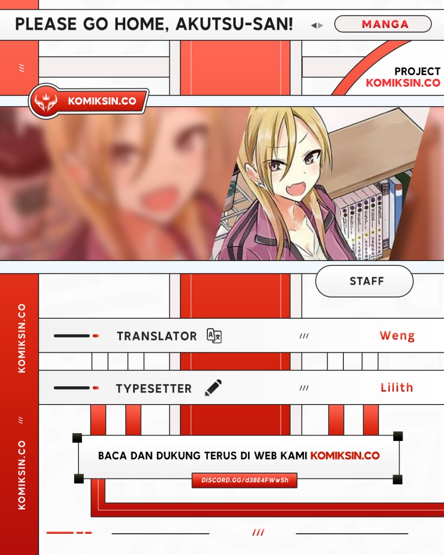 Please Go Home, Akutsu-san! Chapter 188 Gambar 1