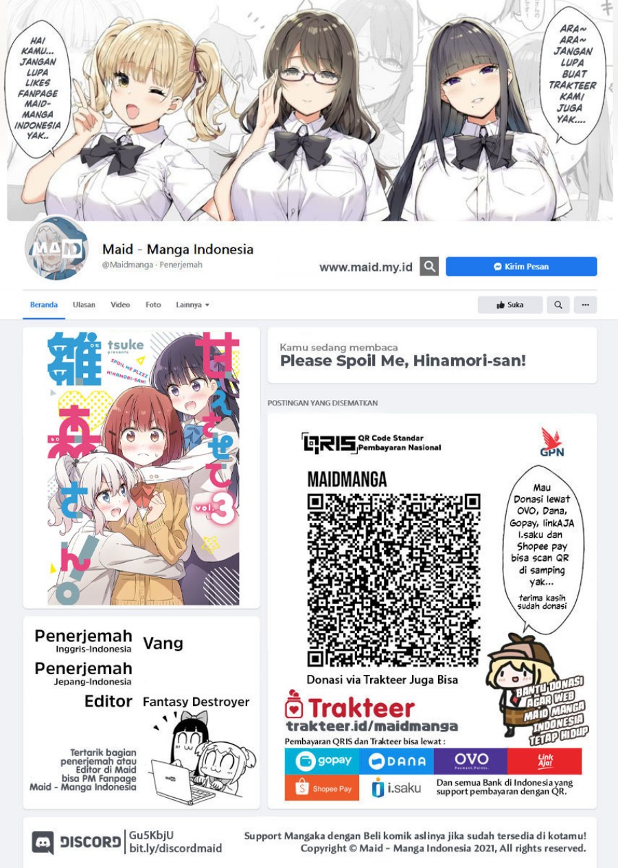 Please Spoil Me, Hinamori-san! Chapter 21 End Gambar 2